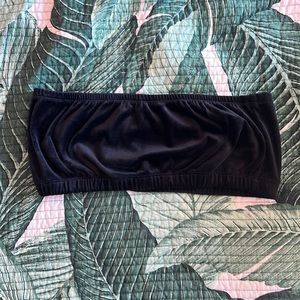 Black Charlotte Russe tube top.